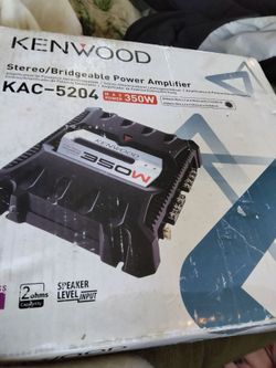Kenwood amplifier