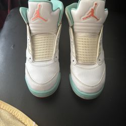 2018 Air Jordan 5 Retro GS Light Aqua Size 9 Men