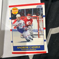 Andrew Cassels NHL trading card