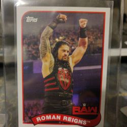 2018 Topps Roman Reigns Card Number 63