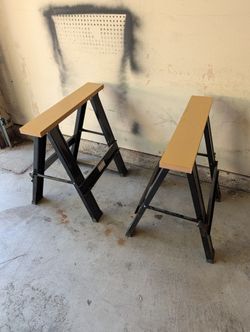 Two Saw Horses