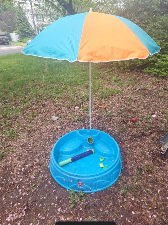 Price Is Firm.. Step Two Children's Pool Was Umbrella