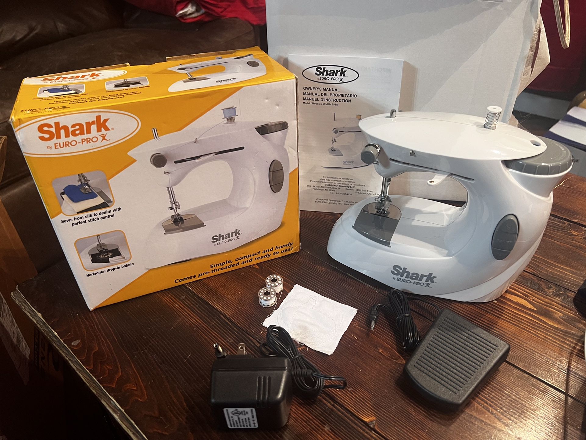 Shark EURO-PRO  X Sewing Machine Compact Design 998A