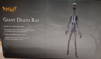 Spirit Halloween 10ft Death Ray Alien Animatronic