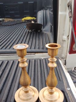 Shorter candlestick holders