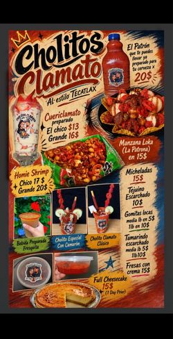 Cholitos Clamato - Clamatos Preparados y Mas