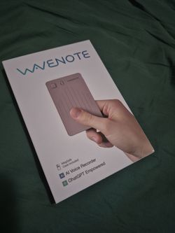 Like New Wavenote AI Record/Summarize Device