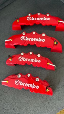 Red Caliper Cover Break Disc Cover
