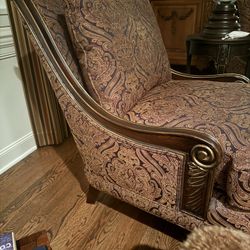 2 Drexel Heritage Paisley Chairs 