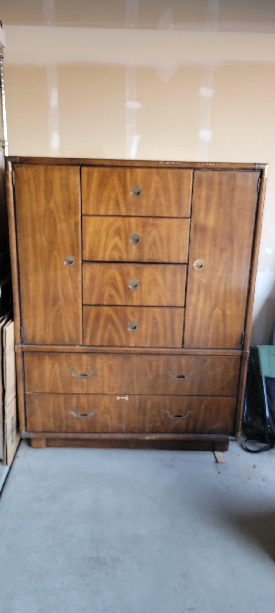 Vintage Drexel Accolade Campaign Style Gentleman's Chest