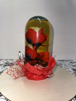 Red White And Blue Double Rose Globe