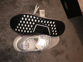 Adidas nmd crystal white/crystal white/orchid tint top