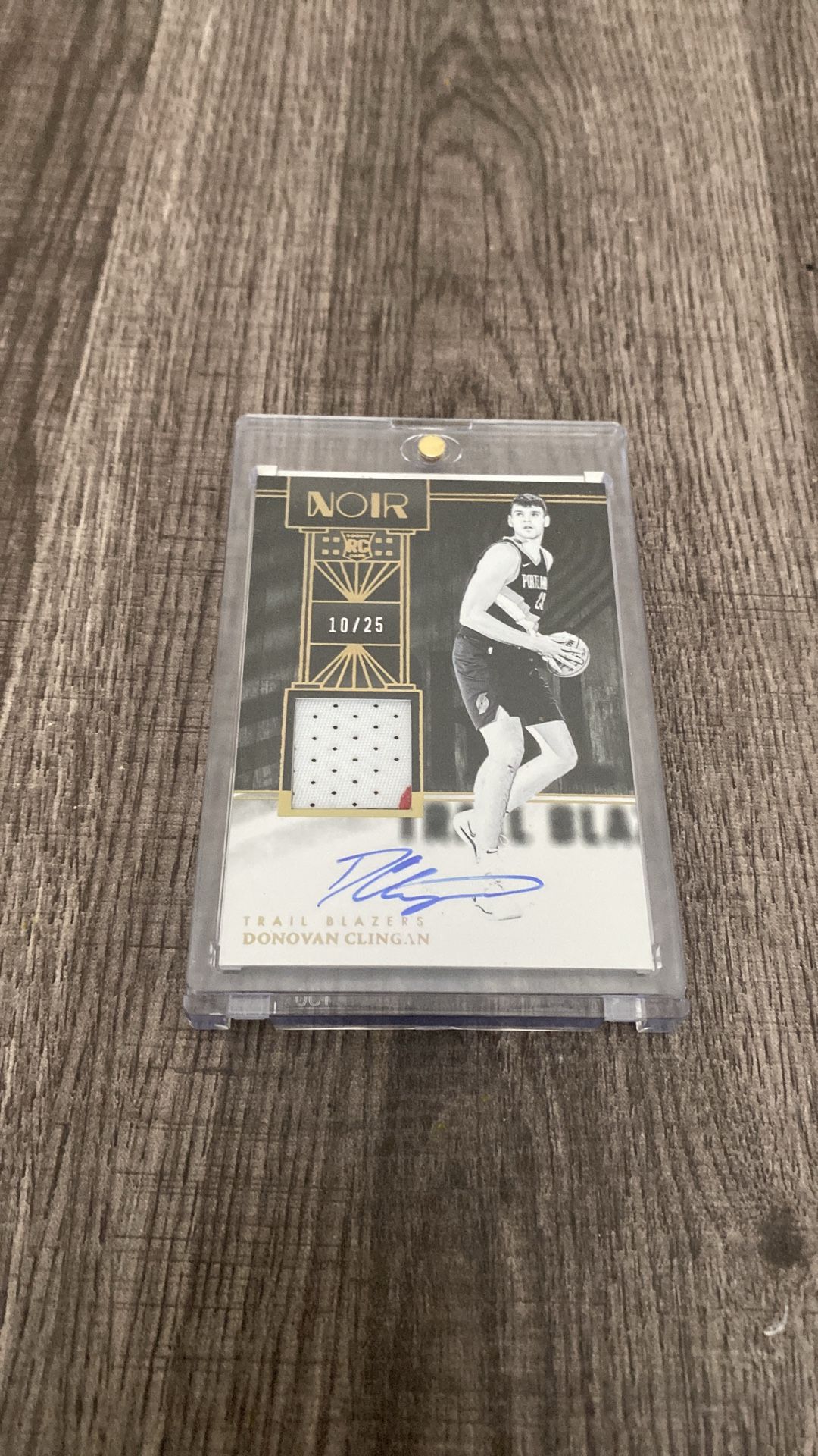 2024-25 Panini Noir Donovan Clingan RPA /25