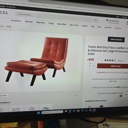 Chair & Ottoman