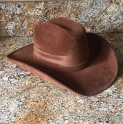 Unisex rodeo suede hat new