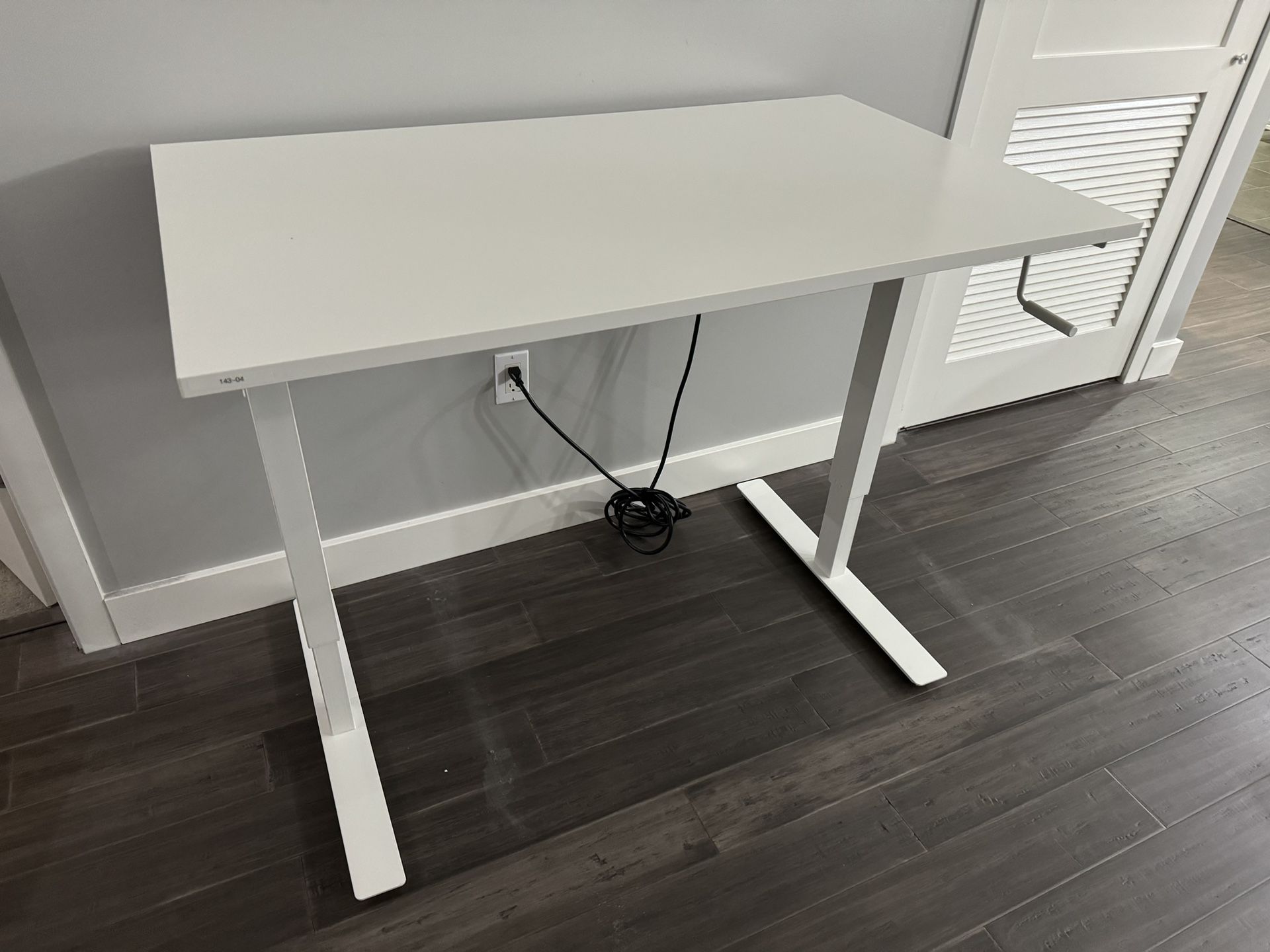 IKEA Standing Desk with Power Outlet