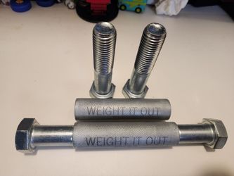 "Weight It Out" Stainless Steel Standard Adjustable Dumbbell Handles