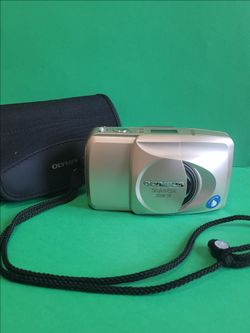 Olympus Stylus Epic Zoom 170 35mm Film Camera W/Genuine Case – Great Working.