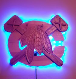 Black Hawks Wall Decoration