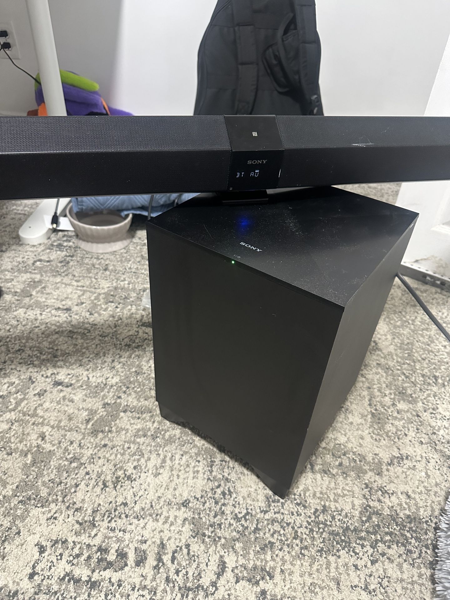 Sony Soundbar And Subwoofer
