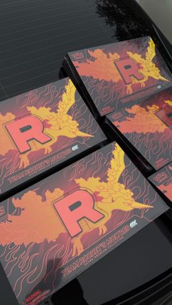Pokemon Team Rockets Moltres Ex Premum Collection Gamestock