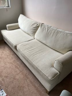 Cream sofa sectional
