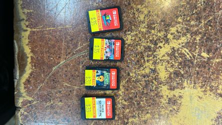 Nintendo switch Mario games *Sold Separately*