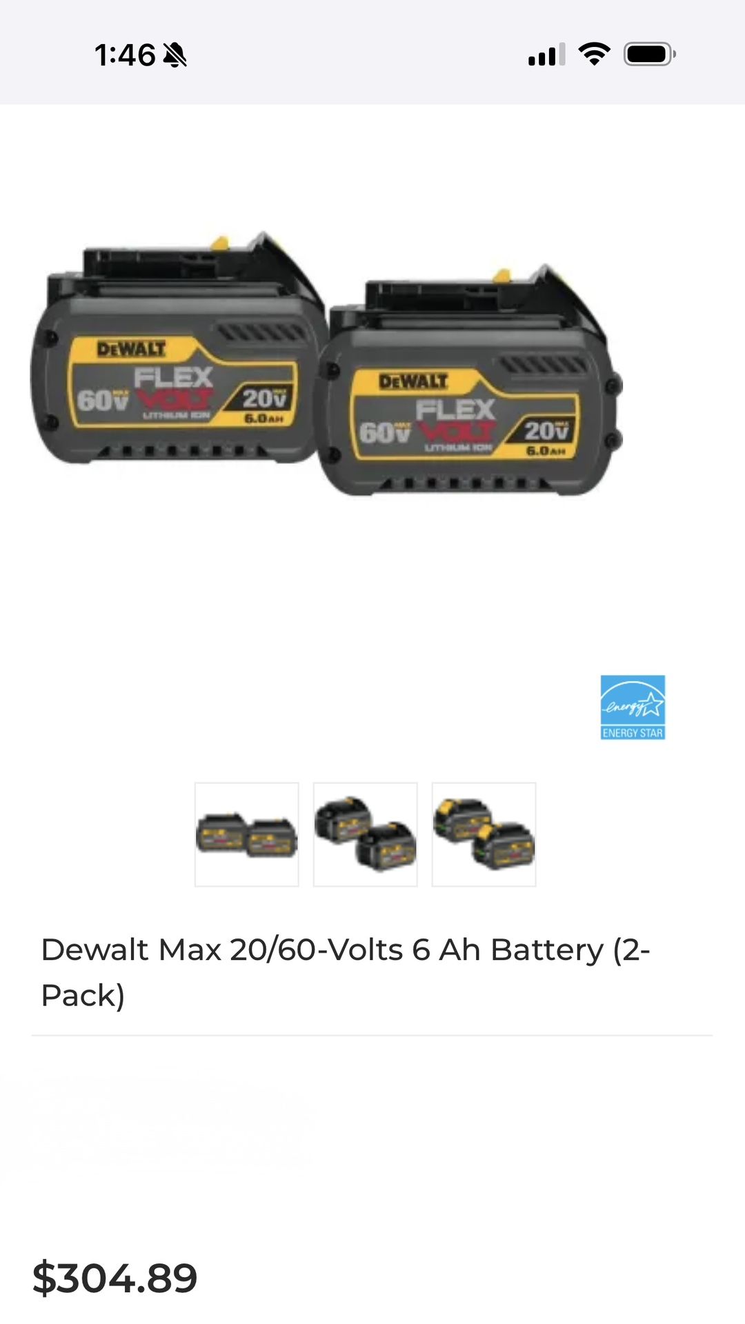 Dewalt Battery