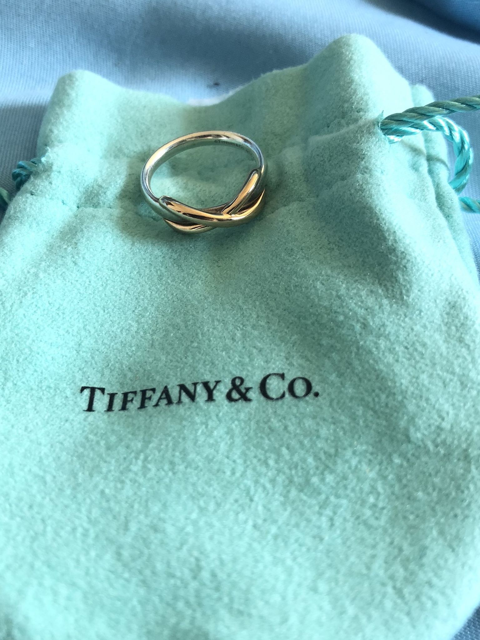 Tiffany Infinity Ring, Size 5
