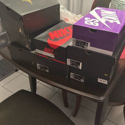 Jordan tennis shoe boxes for $1