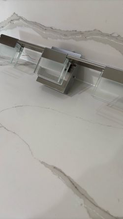 Silver Bathroom Lighting 