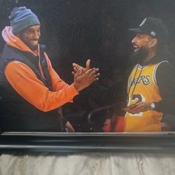 Kobe Bryant And Nipsey Canvas