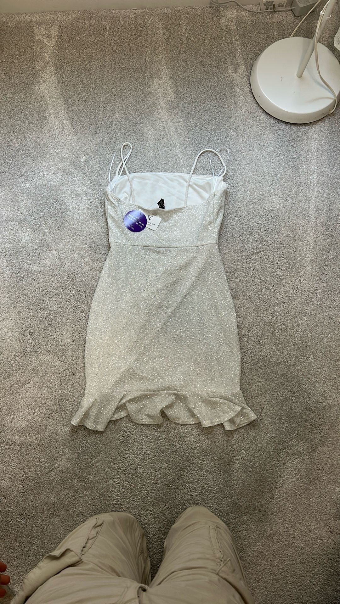 White Sparkly Dress