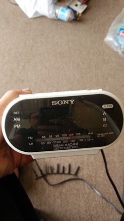 Sony dream machine alarm clock