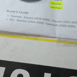 Various Different Type Of Car Parts 