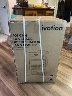 Ivation 101 Can Beverage Refrigerator And Cooler BRAND NEW