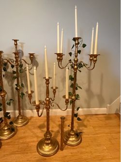 Candelabras and battery operated lights