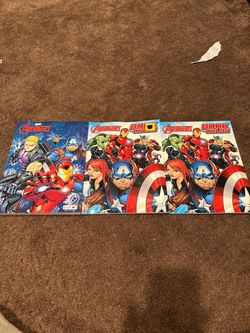 Marvel Avengers Coloring Books Set of 3