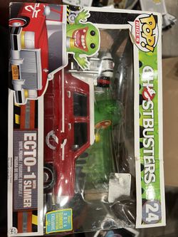 Funko POP Ghostbusters Ecto-1 With Slimer