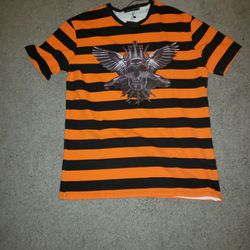 Striped Orange/Black Streets Iz Watching Shirt 3XL
