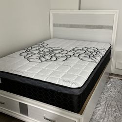 Queen Size Mattress Pillow Top