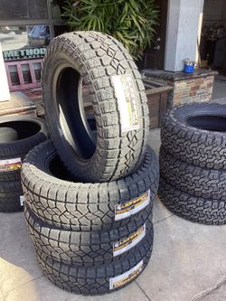 Set of 275/60r20 Lionhart Kilima A/T tires