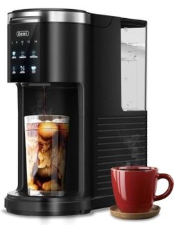 Gevi EzPod Compact Single Serve Coffee Maker, Pod Coffee Maker Compatible with Single-Serve Pods and Ground Coffee, 40 oz Reservoir, Portable
