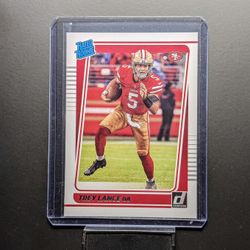 2021 NFL Donruss Football Trey Lance Rated Rookie
