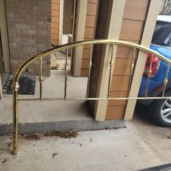 QUEEN BRASS HEADBOARD
