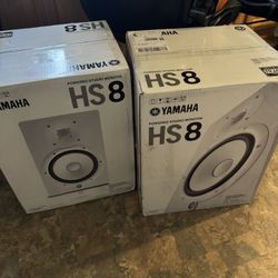 Yamaha HS8 Studio Monitors “Pair”