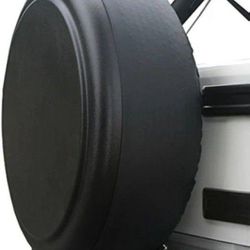 Boomerang® - 32" Rigid Tire Cover (Plastic Face & Vinyl Band) for Jeep JK Wrangler (2007-2018) - Black Textured...