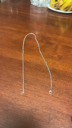 Silver plated chain 15$