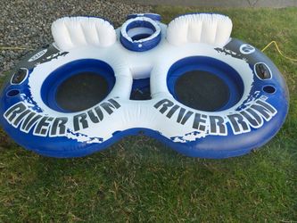 Inflatable 2 person float raft