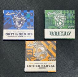Dr Squatch Harry Potter Ravenclaw Slytherin hufflepuff limited edition soap